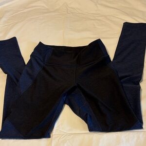 Navy and Black Active Leggings
